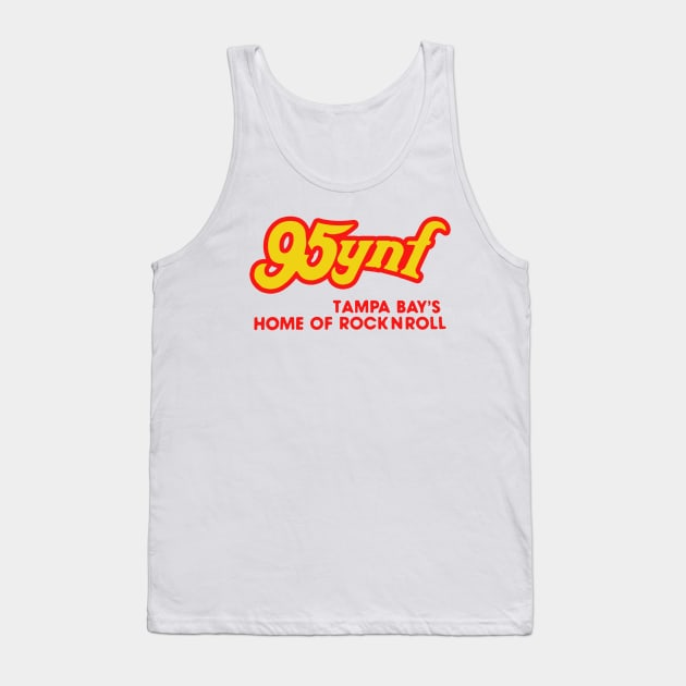 95ynf Tampa Bay Rock Radio Station Tank Top by andesign